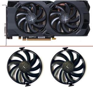 Original RX470 RX480 FDC10U12S9-C GPU FAN For XFX AMD Radeon RX 470 480 580 RX580 RX480 RX470 EDITION Cooling Fans Graphics Card