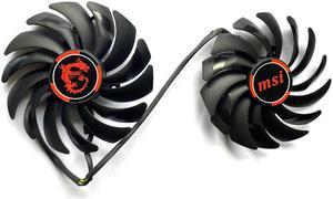 2PCS 95MM DC 12V 4PIN PLD10010S12HH RX5700 XT GPU FAN Replacement Fan For MSI RX 5700 XT GAMING X Graphics Cooling Fans