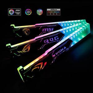 RGB GPU Bracket 5V 3PIN ARGB Graphics Card Support,VGA Holder ASUS SYNC NVIDIA ROG ASUS Gigabyte MOBO AURA SYNC Water Cooling