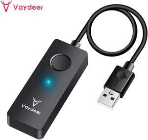 Vaydeer Mouse Jiggler mover USB Port Drive-free with Switch Simulate Mouse Movement to Prevent the Computer from Entering Sleep