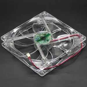Global fan 14cm 14025 computer chassis power cooling fan 12V 0.5A 140mm transparent Purple LED cooler 2-Wire 2-pin S1402512HH