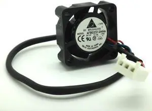 Original AFB02512HHA 25mm 2510 Server Square Fan DC 12V 0.12A 25x25x10mm 3-Pin mini cooling fan notebook cpu cooler for delta