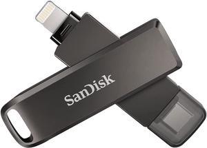 SanDisk iXpand Luxe 256GB Flash Drive for iPhone, iPad Tablet & USB Type-C Devices - 3.1 Drive for Lightning & TypeC Ports (NOT Type-A)