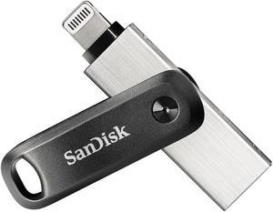 SanDisk iXpand Flash Drive Go 256GB Dual-Purpose Swivel USB3.0 Flash Drive Metal U Disk OTG Lightning Connector For iPhone /iPad/PC