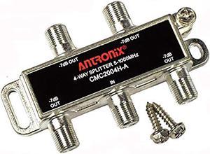 Splitter CMC2004H-A, Broadband RF 4 Output MoCA Capable 5-1002MHZ By Antronix
