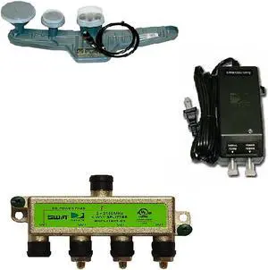 DirecTV SWM SL5S Lnb Kit with Power and Splitter