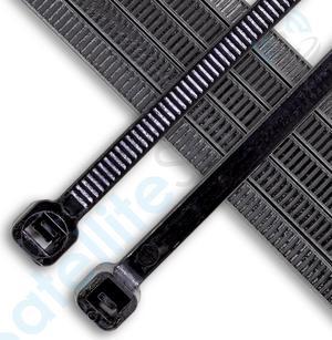 SatelliteSale Cable Wire Zip Ties Polyamide Black 7,4", 200x4,7mm 1000pcs