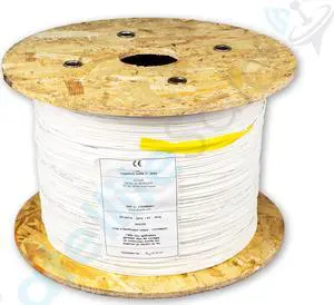 Acome N7910D Indoor Aramide Reinforced Fiber Optical 2.8mm Drop White Cable 1000m/3280ft