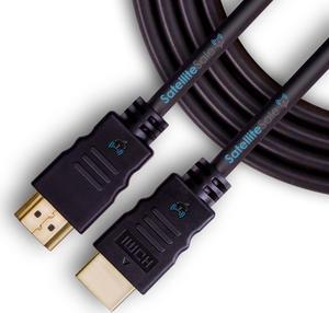 SatelliteSale Digital High-Speed 2.0 HDMI Cable 4K/60Hz 18Gbps PVC 2160p Black Cord Universal Wire 6 Feet