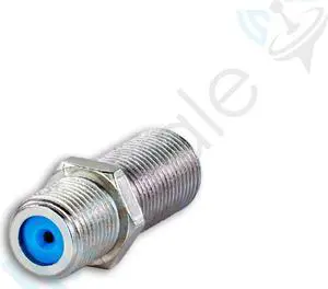 SatelliteSale High-Frequency F81 Coaxial Barrel Connectors Female to Female F-Type 3Ghz Adapter Coupler Pack of 10 Pcs