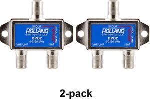 Pack of 2 - Holland Electronics Satellite Diplexer - Approved 2 amp version