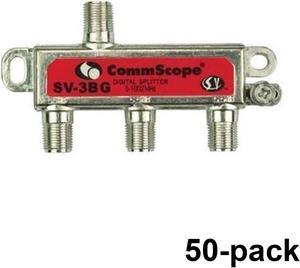 Commscope Sv-3bg 3-way Balanced Splitter, 5-1002 Mhz - 50 Pack