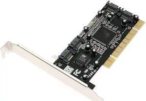 Sata Pci 4 Port Expansion Card Sata Controller Pci Raid Card Pci To Sata Adpater Sata Pci Converter Card For Desktop/Computer