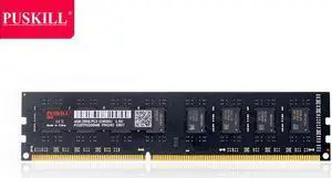 PUSKILL Desktop Ram Memory  4GB Ram DDR3 1333 MHz RAM 1.5V 240 Pin Unbuffered DIMM Memory Modules Chips DDR3 1333 (PC3 10600) for Intel AMD System Desktop Computer