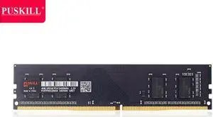 PUSKILL Desktop Ram Memory 4GB Ram DDR4 2400 MHz RAM 1.2V 288 Pin Unbuffered DIMM Memory Modules Chips DDR4 2400 (PC4 19200) for Intel AMD System Desktop Computer