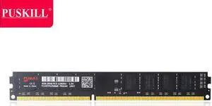 PUSKILL Desktop Ram Memory  4GB Ram DDR3 1600 MHz RAM 1.5V 240 Pin Unbuffered DIMM Memory Modules Chips DDR3 1600 (PC3 12800) for Intel AMD System Desktop Computer
