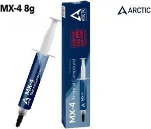 ARCTIC COOLING  MX-4 8g  2019 Edition Paste Cooler Grease 8.5W/mK Water Cooling Conductive Heatsink Plaster Cooler  High Performance Thermal Paste-8.0 Gram
