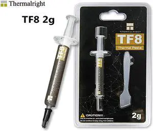 Thermalright TF8 Thermal Compound Paste 13.8 W/mK High Performance Carbon Based Heatsink Paste CPU for All Coolers Interface Material 2 Grams with Tool