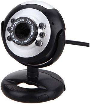 Hot selling 6 LED Night vision webcam PC camera USB 2.0 pc driverless