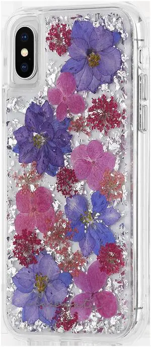 Case-Mate iPhone Xs Karat Petals - Purple Case