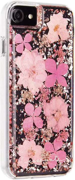 Case-Mate Karat Petals Series Protective Case Cover for iPhone 8 7 Pink Flowers