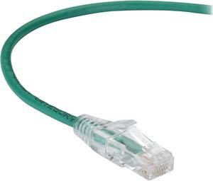 BLACK BOX C6APC28-GN-07 CAT6A 500-MHZ STRANDED ETHERNET PATCH CABLE - UNSHIELDED (UTP), CM PVC, SNAGLESS