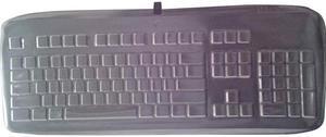 KEEPS KEYBOARD FREE FROM LIQUID SPILLS, AIRBORNE DUST, GREASE, FOOD, BODY FLUIDS