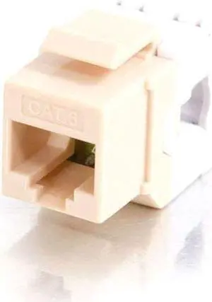 C2g 180 Degree Cat6 Rj45 Utp Keystone Jack - Ivory