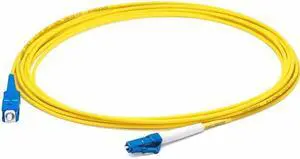 THIS IS A 3M LC (MALE) TO SC (MALE) YELLOW SIMPLEX RISER-RATED FIBER PATCH CABLE