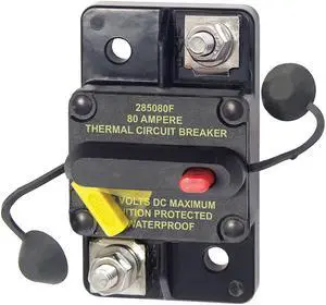 Blue Sea 7186 80 Amp Circuit Breaker Surface Mount 285 Series