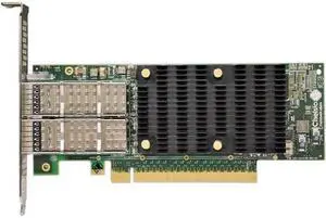 Chelsio Communications - T62100-LP-CR - Chelsio T6 Dual Port 40G/50G/100GbE Adapter - PCI Express 3.0 x16 - 100 Gbit/s - 2 x Total Fibre Channel Port(s) - 2 x Total Expansion Slot(s) - QSFP28 -