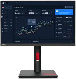 Lenovo ThinkVision T23i-30 23" Monitor 1920x1080 IPS 60Hz 4ms 250 Nits- (Manufacturer Recertified)