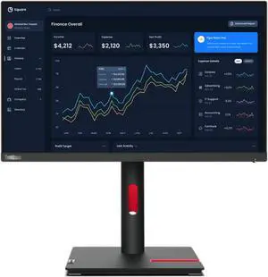 Lenovo Thinkvision T22I-30 21.5" Monitor 1HDMI 1VGA 5USB 250Nit 60 Hz IPS 4 ms- (Manufacturer Recertified)