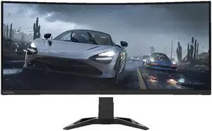 Lenovo G34W-30 34" Monitors 2HDMI 0VGA 0USB 350nit 165Hz VA .5 ms- (Manufacturer Recertified)