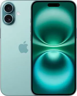 Apple iPhone 16 A3081 6.1" Smartphone Unlocked 128 GB Flash iOS - Teal