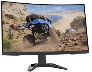 Lenovo G32qc-30 31.5" Monitors 2HDMI 0VGA 0USB 350nit 165Hz VA .5 ms- (Manufacturer Recertified)
