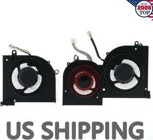 Gpu and Cpu cooling fan for MSI GS65 Stealth GS65V R MS-16Q2