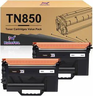 2 pk TN850 Black Toner Cartridge Lot For Brother MFC-L5900DW HL-L6200DW L6200DWT