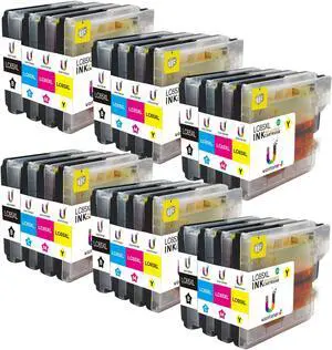 24 PK LC61 Ink Cartridges Set for Brother MFC-290C MFC-J615W MFC-257CW MFC-J410W