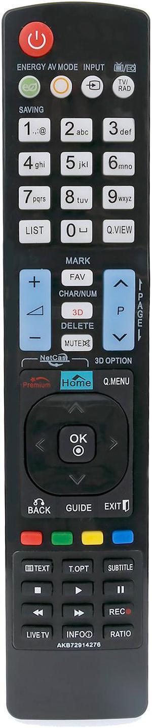 New AKB72914276 Replace Remote for LG Plasma 3D TV 32LD350 32LD450 32LE5300 37LD450 37LE5300 42LD450 42LD520 47LD450 47LD520 42LK450 42LV355C 47LV3500 47LV355C 55LV355H 47LC452C AKB72915244 47LW5700
