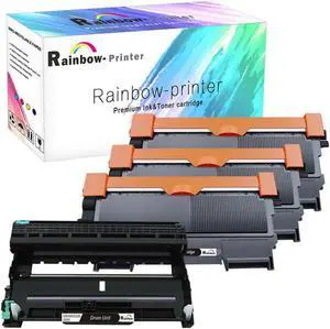 3x TN-450 & 1x DR-420 Drum Toner Set for Brother MFC-7360N MFC-7460DN MFC-7860DW