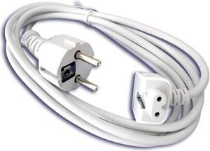 Extension Wall Cord Plug Eu Euro European Union Standard for Macbook 11 Inch 13 Inch 60w Macbook Pro 15- Or 17-inch 85w Power Adapter