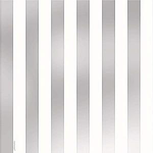 Amscan Jumbo Gift Wrap-Printed Foil Stripe w/Hang tab, 12 x 30", Multicolor