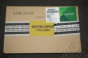 New Sealed Genuine OEM Lexmark 40X6612 Yellow Developer