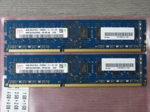 2x4GB (8GB Total) HYNIX HMT351U6CFR8C-PB 4GB PC3-12800U Desktop Memory