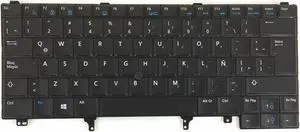 New Spanish Dell OEM Latitude E6440 Laptop Keyboard Non-Backlit 4D57R