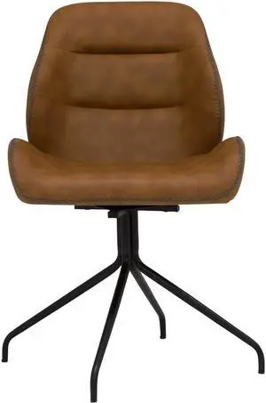 Calico Designs 4-Pointed Star Faux Leather Accent Chair