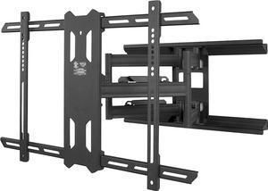 Kanto - Full-Motion TV Wall Mount for Most 37" - 75" TVs - Extends 21.8" - Black (PDX650)