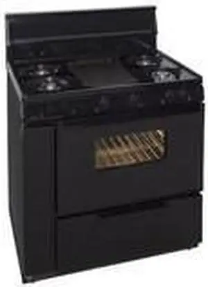 Peerless-Premier 36 Inch Three - Way Top Cordless Gas Range