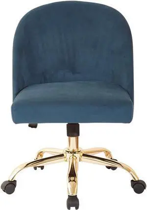 New Avesix Fl3224G-V14 Layton 5-Pointed Star Velvet Accent Chair
